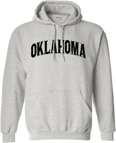 Joe's USA Sudadera con capucha vintage con logotipo de Estados Unidos, tallas S-5XL