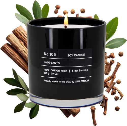 Miniatura 54 de Lulu Candles Sexy Man Vela perfumada de lujo en tarro de soja Vertida a mano en los Estados Unidos Altamente perfumada y duradera