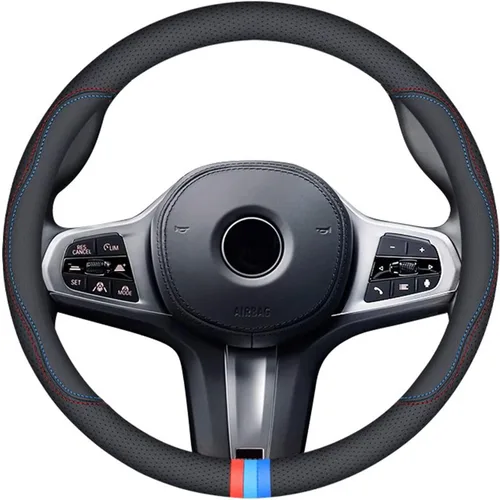 Funda de Volante de Cuero Nappa 2025 para Coche para BMW X3 X5 X1 X4 X7 X6 2 5 3 7 8 4 M2 M3 M4 M5 M6 M8 Serie IX 328i 528i 535i 530i 540i 320i 330i