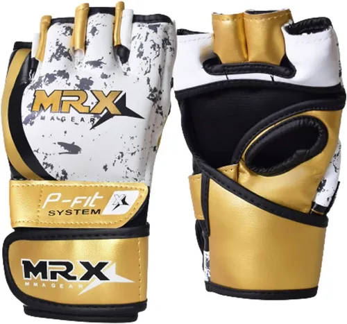 Miniatura 7 de MRX MMA Guantes de boxeo para hombres y mujeres Guantes de kickboxing con palmas abiertas Guantes de agarre para saco de boxeo Guantes de boxeo