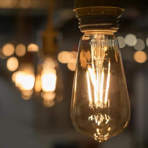 Miniatura 4 de Hudson - Bombillas LED Edison vintage de 4 W (paquete de 4) – Iluminación cálida regulable de 2200 K (equivalente a 40 W) – E26/27 vidrio tinte