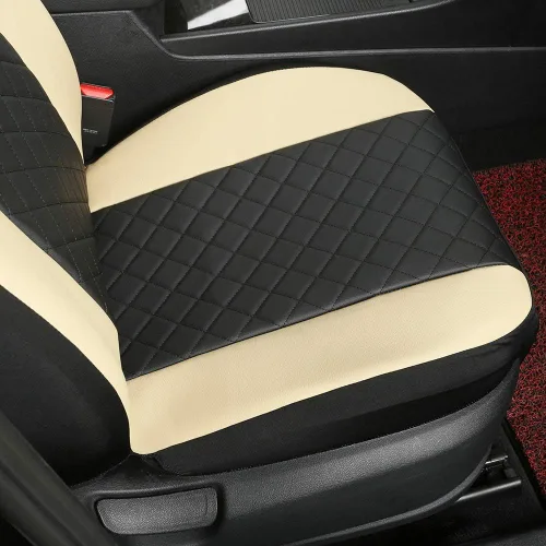 Miniatura 8 de GIANT PANDA Fundas para asiento delantero de automóvil, fundas para asiento de cubo, fundas de cuero para asientos de respaldo alto
