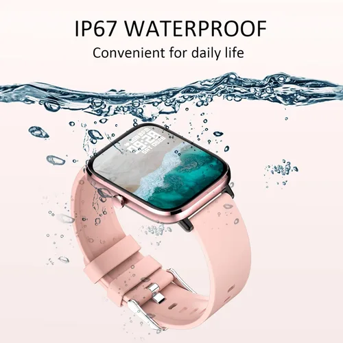 Miniatura 15 de Reloj inteligente para mujer, monitor de llamadas, monitor de actividad física, frecuencia cardíaca y sueño, pantalla táctil de 1.69 pulgadas