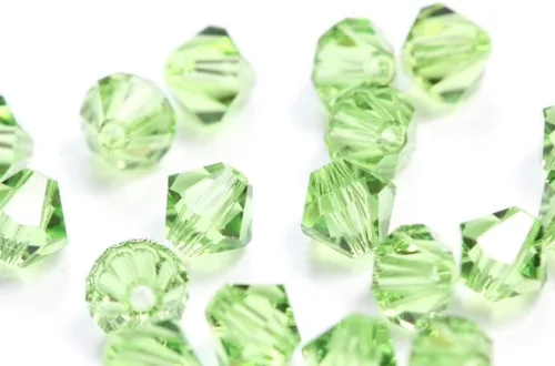 Miniatura 31 de 100 piezas auténticas Preciosa de 3 mm (0,12 pulgadas) cuentas sueltas de cristal bicono facetado pequeño amatista púrpura compatibles con cristales