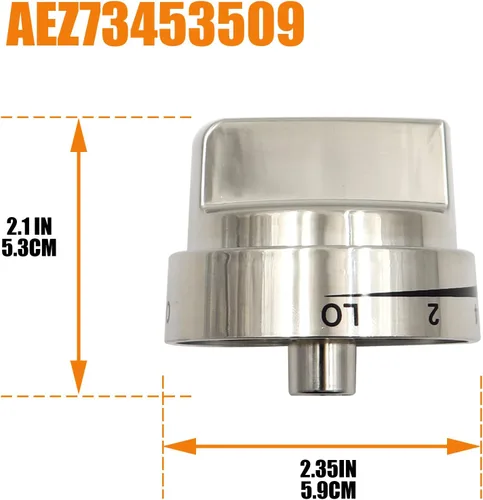 Miniatura 7 de Azdele AEZ73453509 Pomos de estufa de repuesto Compatibles con estufa a gas/horno LG LRG3036ST LRG3095ST LRG3091ST LRG3093ST LRG3035ST LDG3036ST