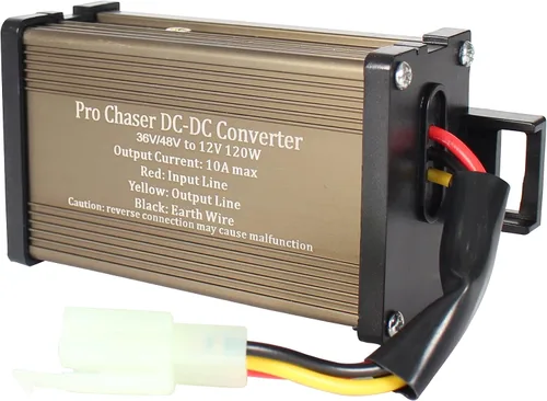 Pro Chaser Carros de golf DC-DC RV 48V 36V Voltaje a 12V reductor de voltaje reductor de voltaje reductor para faros traseros paneles solares (10A