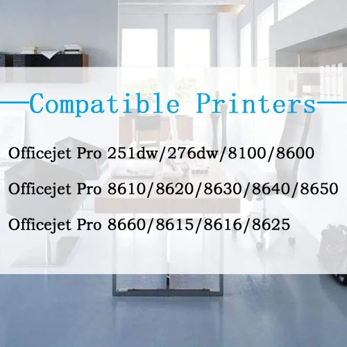 Miniatura 3 de Cartucho de tinta de repuesto compatible para HP 950 951 950XL 951XL para Office Jet Pro 8600 8100 8610 8620 8660 8630 8640 8615 8625 251DW 276DW