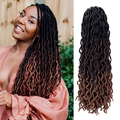 Miniatura 29 de Cabello de ganchillo de 14 pulgadas, 6 paquetes/lote de trenzas de ganchillo suaves gitanas, trenzas onduladas de ganchillo de 3 tonos, rizadas