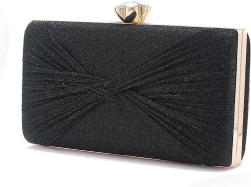 YAPAIOU Bolso de mano de noche brillante para mujer, bolso de mano con purpurina de diamantes de imitación, bolso de boda, bolso de cóctel y fiesta,