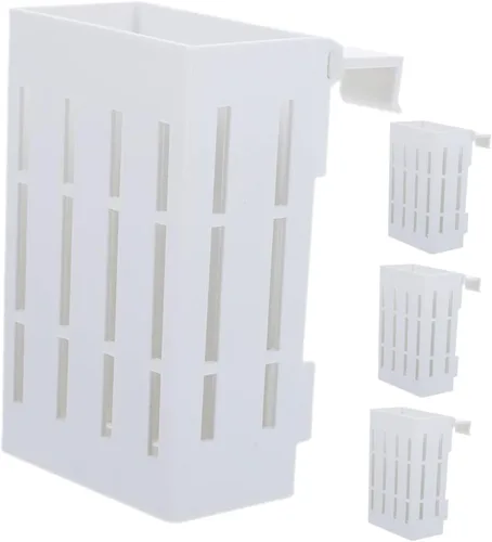 FOMIYES Cesta colgante para plantas, 4 piezas, soporte para plantas de acuario, decoración de pecera, soporte para plantas de acuario con gancho,