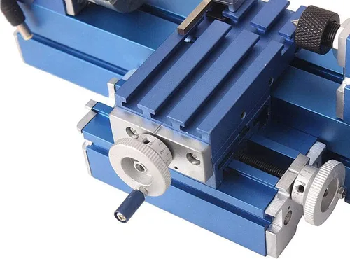 Miniatura 3 de Mini máquina de torno de metal, herramienta motorizada para trabajar el metal, tornos de madera de sobremesa con portabrocas de 3 mandíbulas