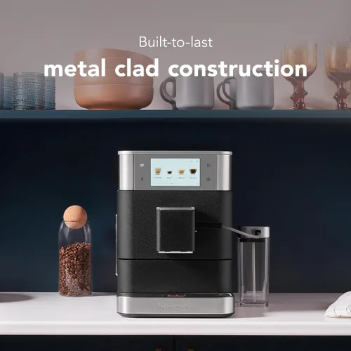 Miniatura 3 de Máquina de Espresso Completamente Automática KitchenAid KF8 con Accesorio para Leche y Opciones de Leche a Base de Plantas, KES8558BK, Negra