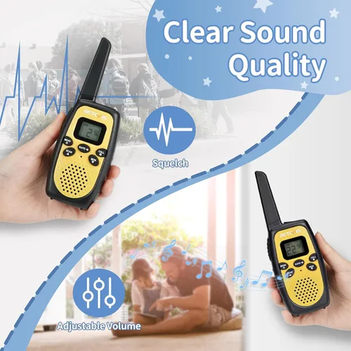 Miniatura 8 de Retevis RT628S Walkie Talkies, RT628 2.0 versión más reciente radios portátiles FRS bidireccionales, modo seguro, manos libres VOX, walkie talkies