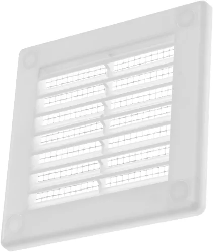 Miniatura 7 de Vent Systems 3 x 3 pulgadas (dimensiones de apertura) - Cubierta de ventilación de plástico blanco Soffit - Rejilla de ventilación cuadrada plana