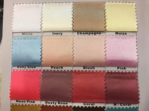 Miniatura 3 de Tela satinada Peso medio – Artesanía de moda 60 pulgadas de ancho Durable para vestidos de novia, trajes, sábana de mesa y decoraciones