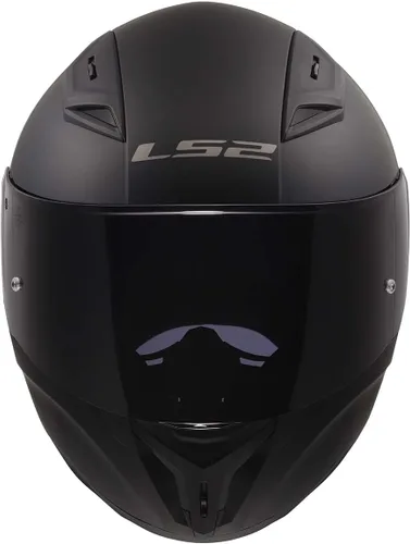 Miniatura 5 de LS2 Helmets Centric - Casco de motocicleta de cara completa (negro mate con escudo ahumado transparente y oscuro, talla XS)