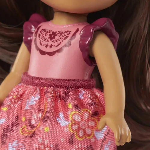 Miniatura 3 de Mattel Spirit Untamed Young Lucky Doll (aprox. 4 pulgadas) con 5 articulaciones móviles y accesorios de historia, incluye caballo mecedora y caballo