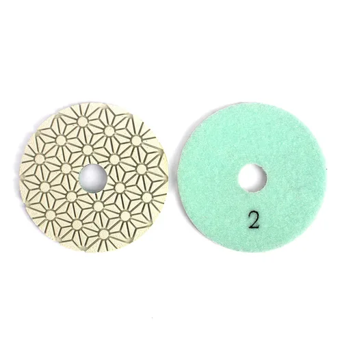 Miniatura 8 de 3.937 in 3 Pasos de diamante almohadillas de pulido flexible uso húmedo para granito herramienta de pulido de mármol pulido concreto