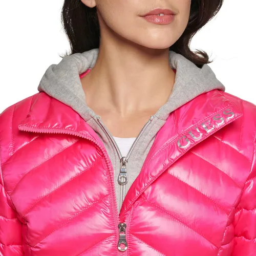 Miniatura 4 de GUESS Chaqueta ligera y plegable para mujer, acolchada, de transición