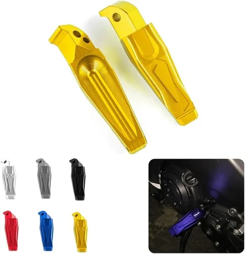 Miniatura 2 de Reposapiés de la motocicleta Estriberas Trasero Pasajero Pedales para Yam & aha Tmax 500/530 MT03/MT07/MT09/MT10/MT125/XSR700/XSR900/YZF-R3 333