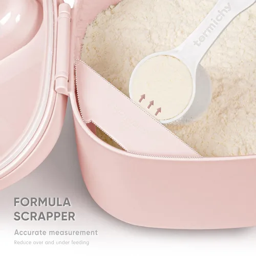 Miniatura 3 de Termichy Contenedor Dosificador de Fórmula en Polvo: Contenedor de Almacenamiento de Fórmula para Bebés de 14OZ para Viaje - Porta Fórmula Portátil