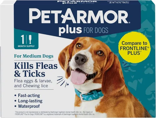 Miniatura 13 de PetArmor Además de prevención de pulgas y garrapatas para perros, tratamiento de pulgas y garrapatas para perros grandes, 1 dosis, tópico