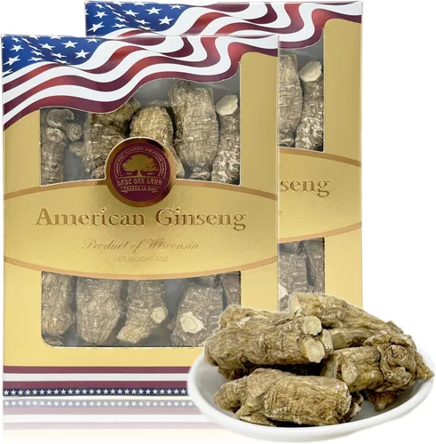 Miniatura 14 de DOL - Raíces de ginseng americano de Wisconsin cultivadas a mano, perlas de ginseng cultivadas a mano, 4 onzas (3.99 oz/caja)