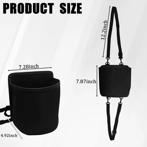 Miniatura 2 de Expansor de Portavasos de Coche para el Lado del Asiento, Bolsa de Almacenamiento Colgante Multifuncional para Botella de Agua, Taza y Bebida