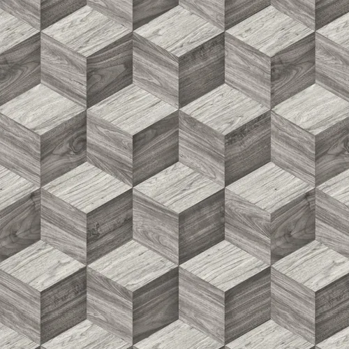 CONCORD WALLCOVERINGS ™ DC119071 - Papel tapiz geométrico gris para despegar y pegar, extraíble, papel tapiz temporal, 21 pulgadas x 16.4 pies,