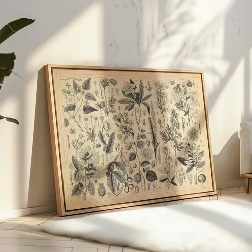 Miniatura 4 de Poster Master Póster Vintage de Plantas Cultivadas - Impresión Botánica Retro - Arte de Flores - Arte de Plantas - Regalo para Hombres y Mujeres