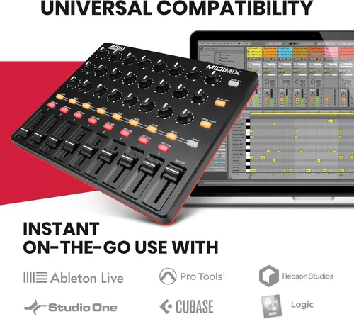 Miniatura 4 de Akai Professional MIDImix - Controlador MIDI USB y mezclador con atenuadores asignables y atenuador maestro, 24 perillas y 16 botones, mapeo 1 a 1