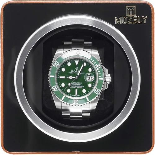 Miniatura 9 de MOZSLY Watch Winder for Automatic Watches with Quiet Motor 12 Rotation Mode Setting Leather
