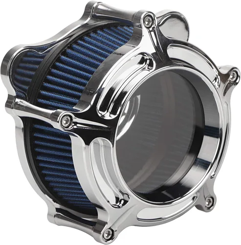 Miniatura 34 de Filtro de entrada azul con filtro de aire de corte en contraste compatible con Harley Dyna 1993-2016, Softail 1993-2015, Touring 1993-2007