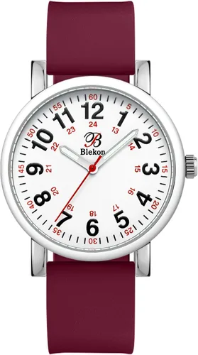 Blekon Reloj de enfermera original para profesionales médicos y estudiantes, varios colores, esfera de fácil lectura, hora militar con segunda mano,
