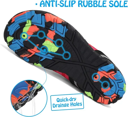 Miniatura 6 de SAGUARO Kids Boys Girls Water Shoes Non-Slip Quick-Dry Barefoot Aqua Shoe Outdoor Sport Beach Swimming Surfing Diving
