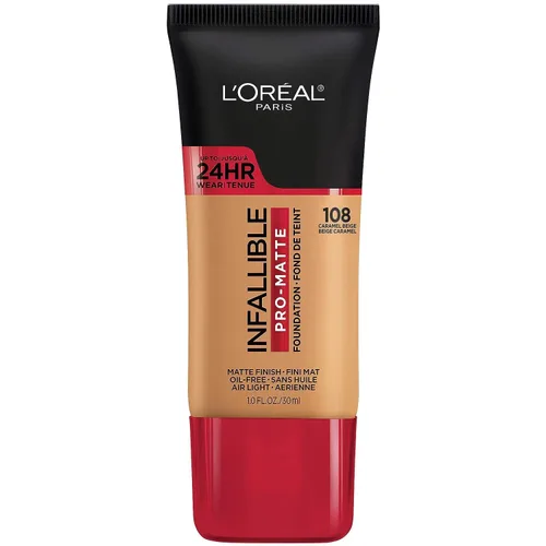 Miniatura 20 de L'Oreal Paris Infallible Pro Matte Foundation Light Beige Beige claro
