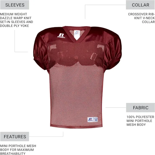 Miniatura 5 de Russell Athletic Jersey de práctica Stock para hombre