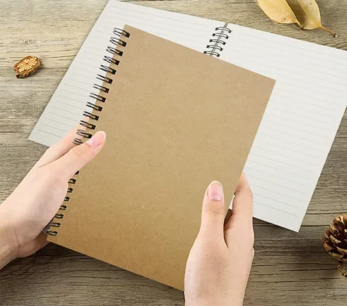 Miniatura 2 de YYaaloa 4-Pack A5 Lined Sketch Book Soft Cover Spiral Notebooks Journals 120 Pages 5.7" x 8.3" Cream colored paper (A5 Lined 4 color 4pcs)