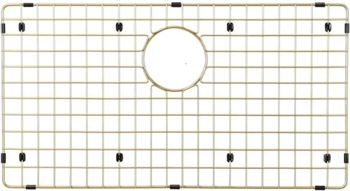 Miniatura 5 de Protección de Fregaderos Starstar Mate Oro 304 Acero Inoxidable Rejilla Inferior de Fregadero de Cocina, Estante (26 x 15)