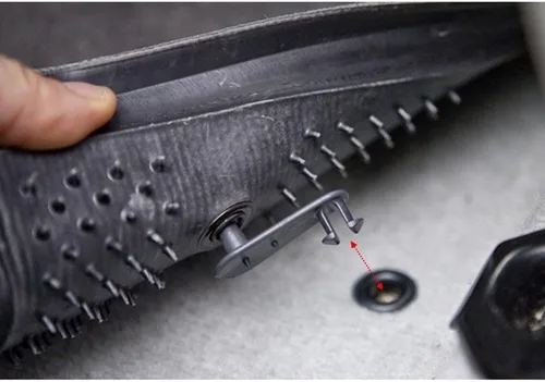 Miniatura 4 de 4 clips de fijación para alfombra de coche, ganchos de fijación para Toyota Lexus negro