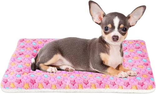 Miniatura 13 de Mora Pets Cama para perros ultra suave con bonito estampado de estrellas, lavable para perros grandes, medianos y pequeños, reversible, forro polar