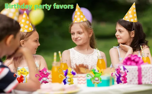 Miniatura 3 de Paquete de 30 unidades a granel de mono Push Rainbow Bubble Mini Pop Fidget para niños y niñas, pequeños regalos de fiesta de cumpleaños de Navidad