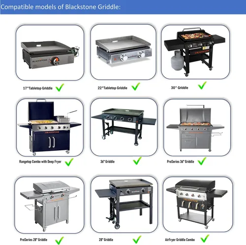 Miniatura 6 de Revestimientos para tazas de grasa para parrilla Blackstone, paquete de 20 forros para bandeja de goteo para Blackstone de 36 pulgadas, 30 pulgadas