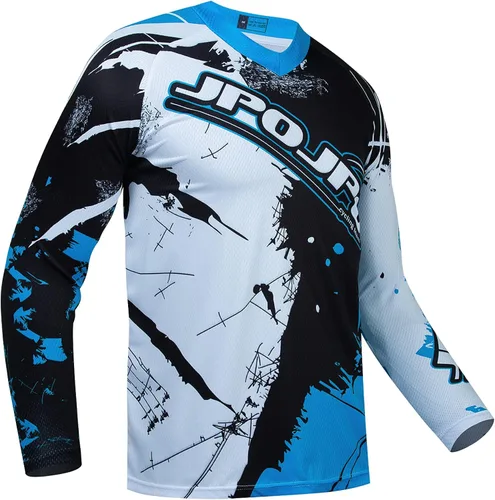 Miniatura 2 de JPOJPO Jersey MX Motocross Jerseys Dirt Bike Downhill Racing Camiseta de equitación verde, forro polar verde con licencia oficial de star wars
