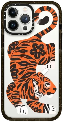 Miniatura 266 de Funda Impact de CASETiFY para iPhone 13 Pro Max con Magsafe - Estuche Claro Cuento de Invierno - Claro Negro Estuche transparente Winter Tale