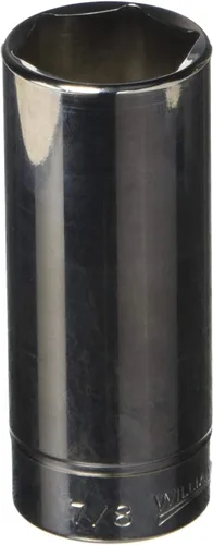 Miniatura 5 de Williams JHWBMD-624 SUPERTORQUE - Llave de vaso de 3/8 pulgadas, 6 puntos, profundidad métrica, tamaño 24mm, acabado cromado de alto brillo