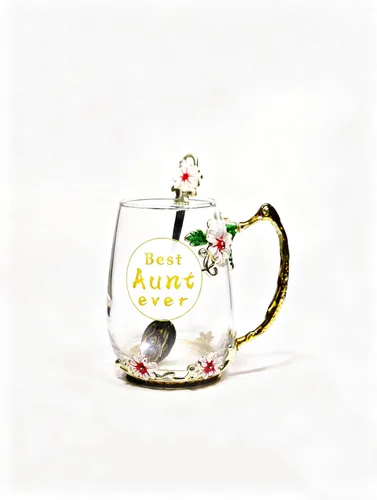 Miniatura 11 de Taza de té de cristal con cuchara y flores, regalo ideal para mujeres, especialmente mamá, en el día de San Valentín, Navidad, cumpleaños, taza