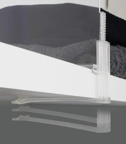 Miniatura 8 de J&V TEXTILES Divisor y separador de estante de armario de acrílico, ideal para almacenamiento y organización en dormitorios, baños, estantes