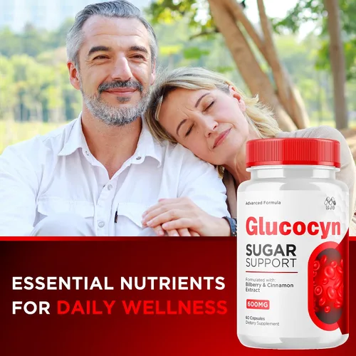 Miniatura 4 de Cápsulas de glucocyn (paquete de 2) – Glucocyn Sugar Support Advanced Vitamine Supplement Píldoras – Cápsula natural de Glucoysn una vez al día