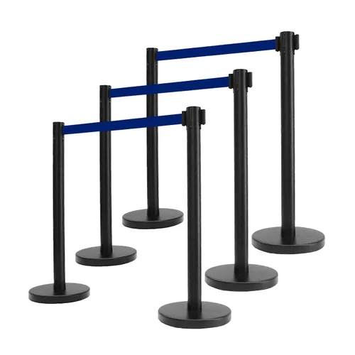 Miniatura 14 de VIP Crowd Control - Juego de barreras de seguridad con cinturones retráctiles, 91 cm de altura, cinturón de 198 cm y soporte de pared Cinturón